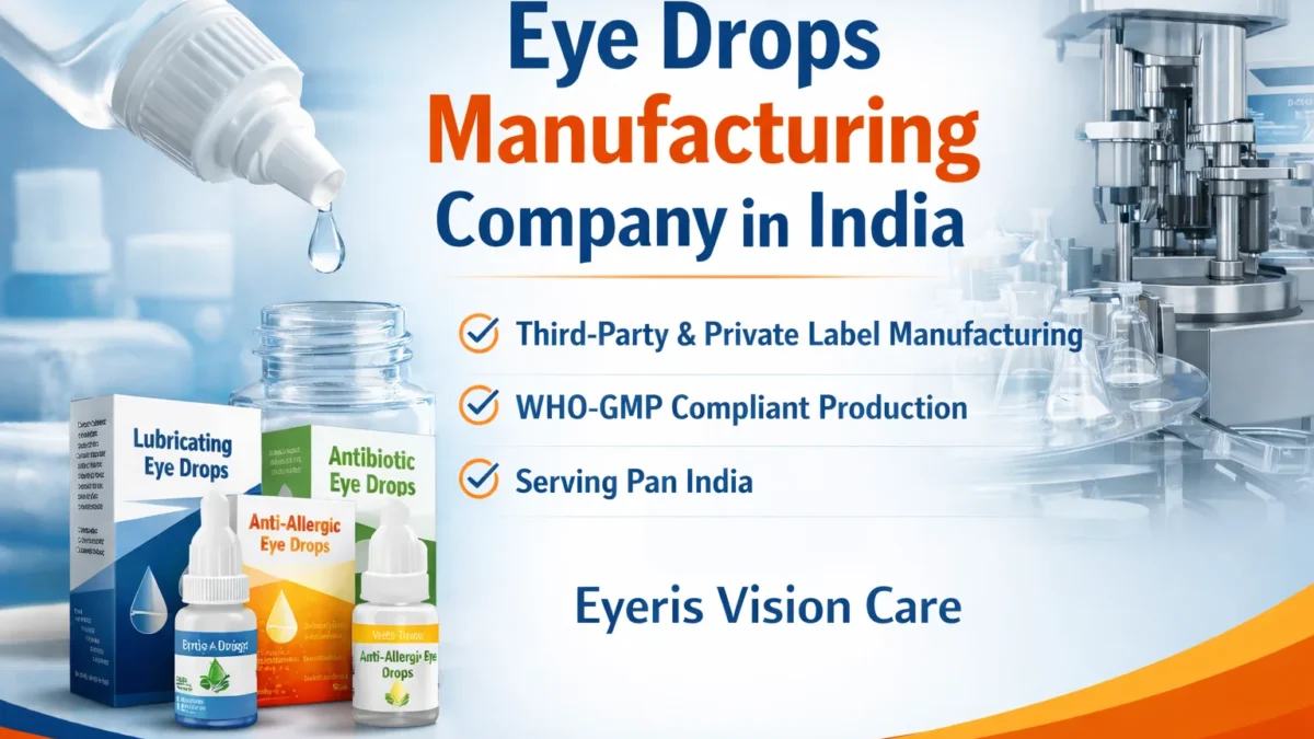 Eye Drops Manufacturing Company in India