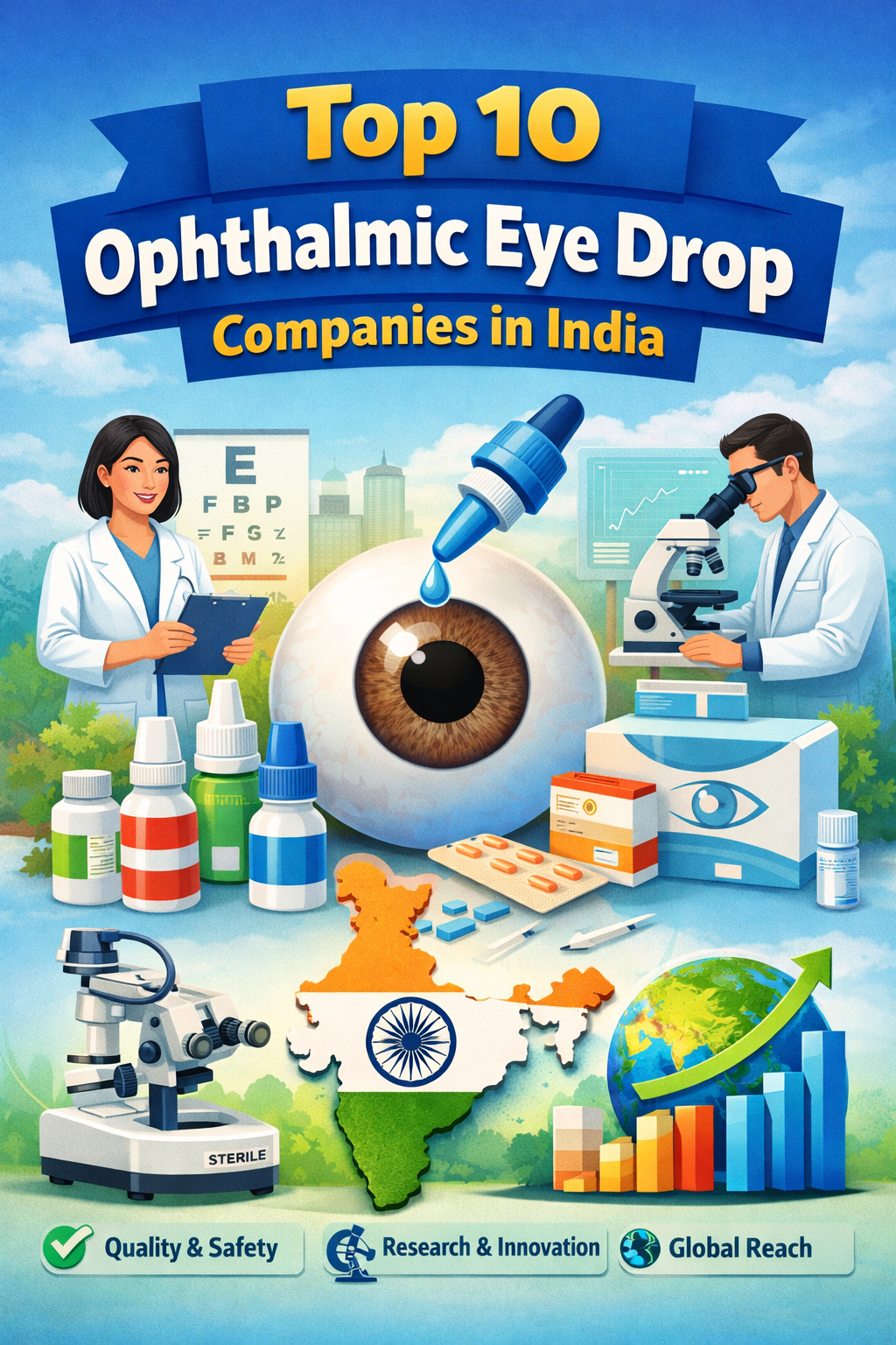 Top 10 Ophthalmic Eye Drop Companies in India